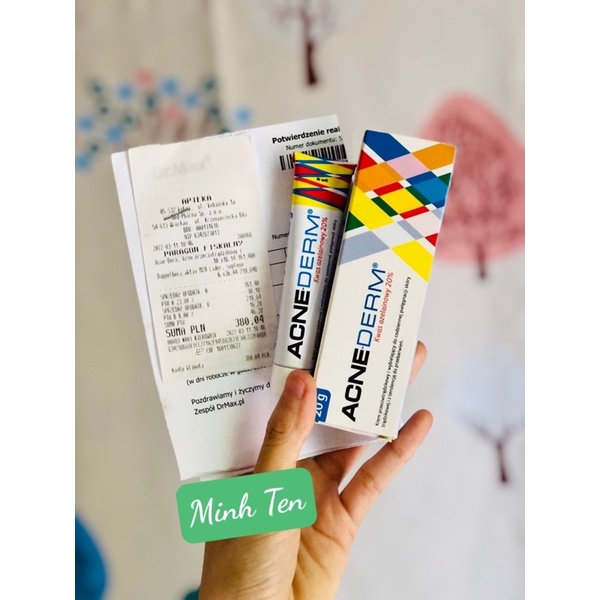 Kem Giảm Mụn Làm Trắng Da Acne Derm 20% Axit Azelaic 20g