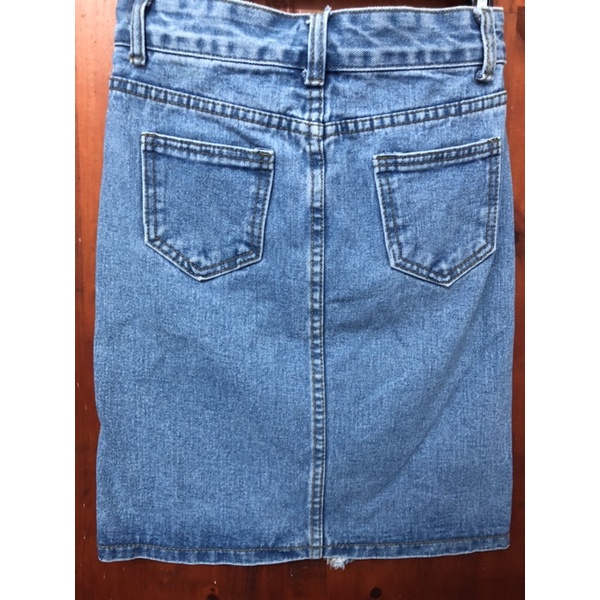 Chân váy jean