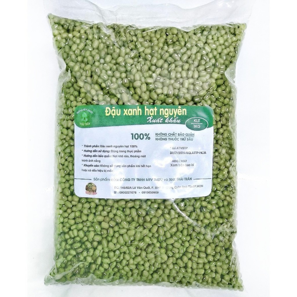 [Giá sỉ] Đậu xanh hạt nguyên 1kg