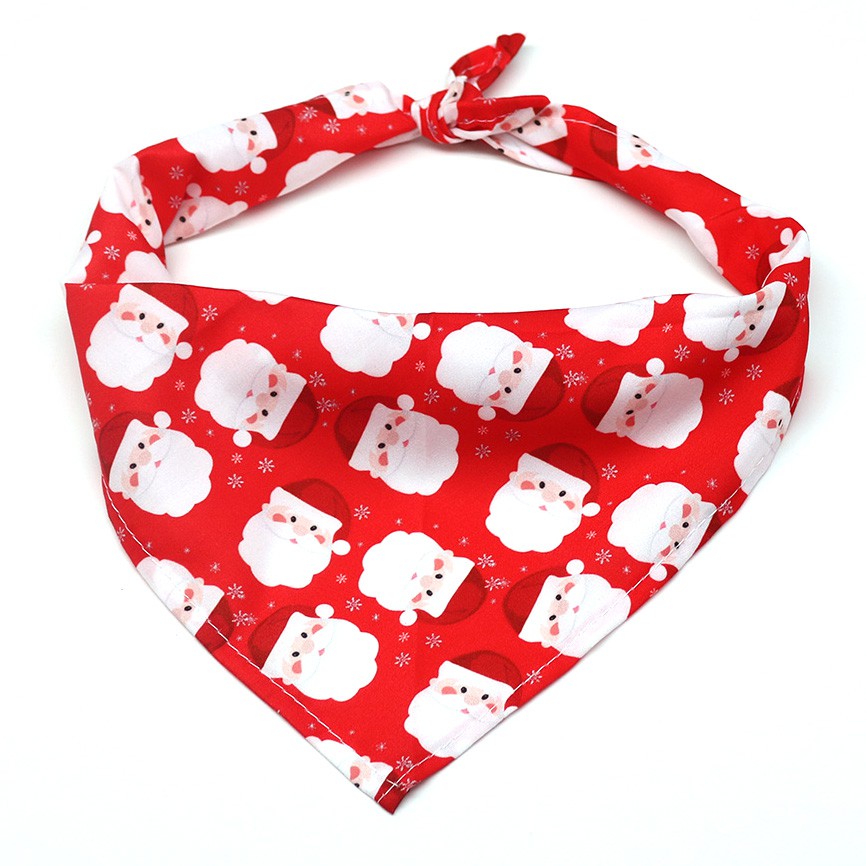 Khăn quàng cổ yếm Bandana giáng sinh cho thú cưng