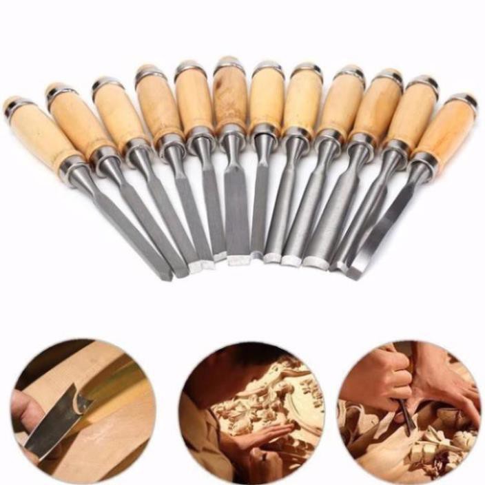 Bộ đục gỗ 12 món