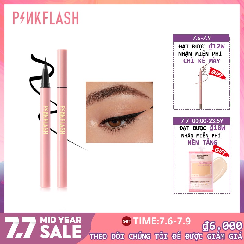 Bút kẻ mắt PINKFLASH lâu trôi chống thấm nước 0.8g