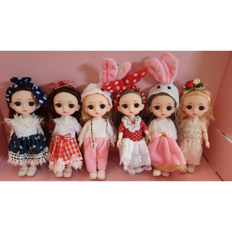 Búp Bê Elsa Anna Hộp 6 Búp Bê Chibi Hàng Cao Cấp Cho Bé Gái