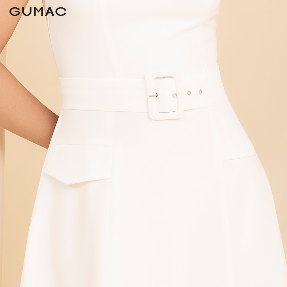 [Mã WABRGU155 giảm 15% tối đa 50k đơn 199k] Đầm xòe cổ vuông DA11200 GUMAC | BigBuy360 - bigbuy360.vn