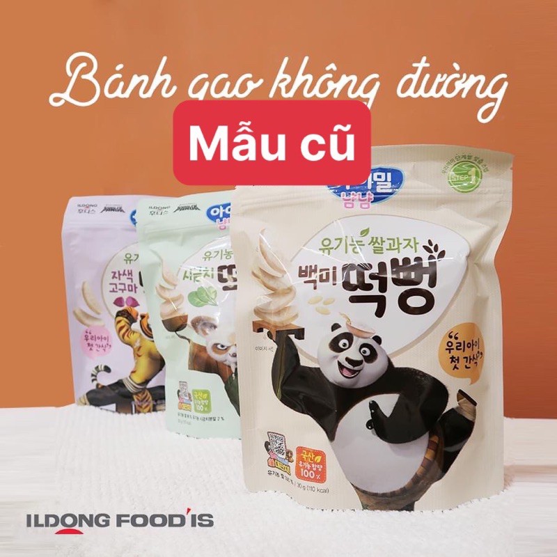 Bánh gạo ildong hữu cơ cho bé ăn dặm từ 6m+