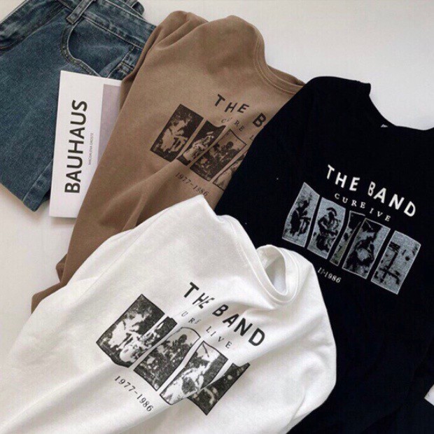 [Mã SKAMFSW175 giảm 10K đơn 50K] Áo thun tay lỡ form rộng - phông nam nữ cotton oversize - T shirt The Band - 2N Unisex | WebRaoVat - webraovat.net.vn