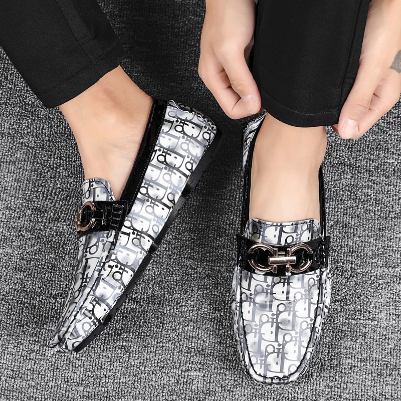 Giày Lười Da Cổ Điển Cho Nam