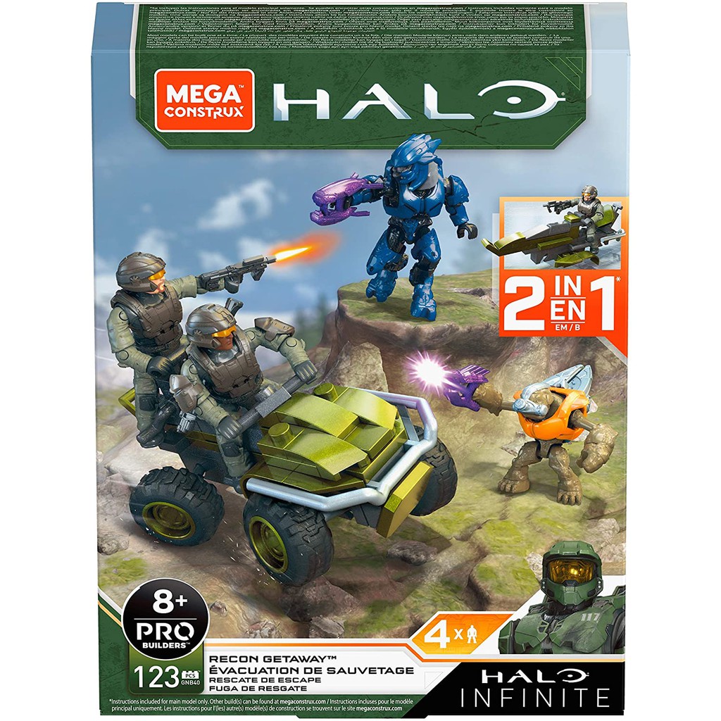 Mega Construx Halo Infinite Vehicle - Recon Getaway - Bộ xếp hình Mega Construx