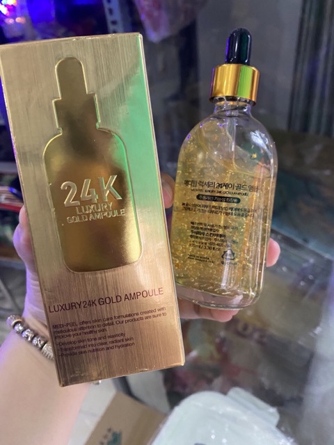 Tinh Chất Dưỡng Tái Tạo Da Ngừa Lão Hóa Chiết Xuất Từ Vàng 24K LUXURY