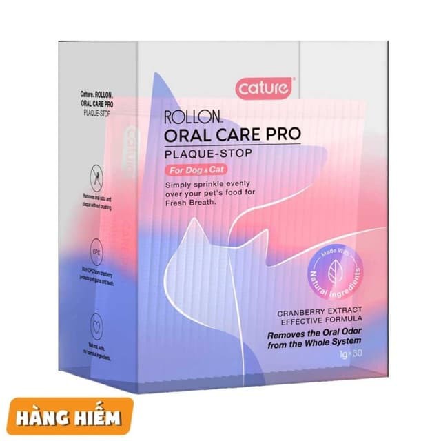 Nước Uống Trôi Mảng Bám Trên Răng Miệng cho Mèo