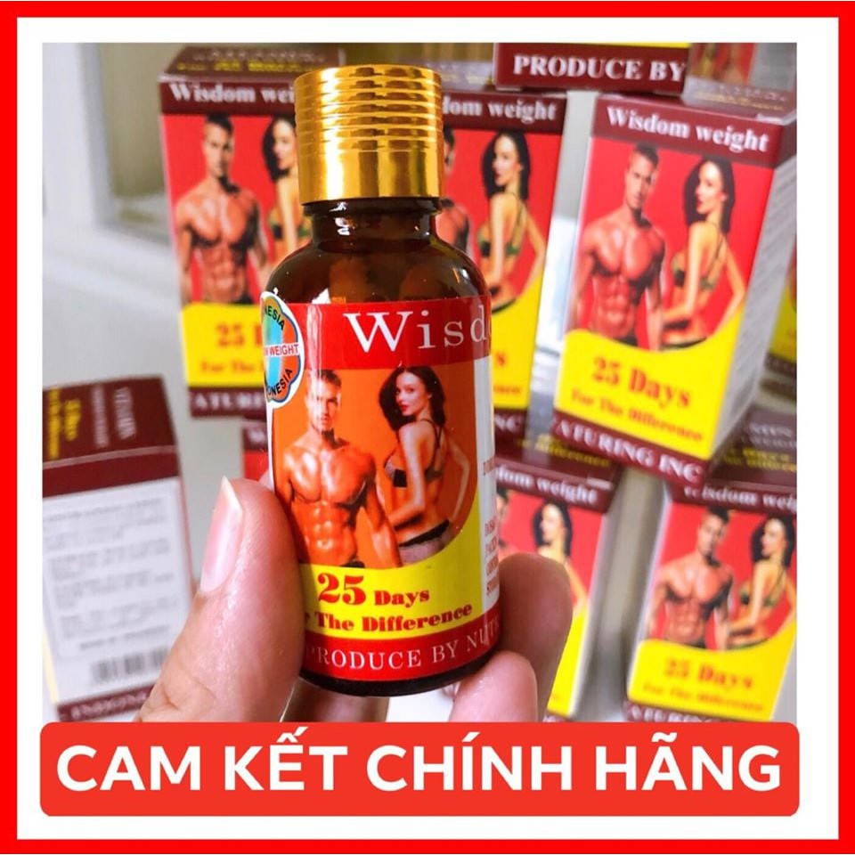 tpcn tăng cân wisdom weight hộp 25 viên [ sho chỉ bán hàng chính hãng ]