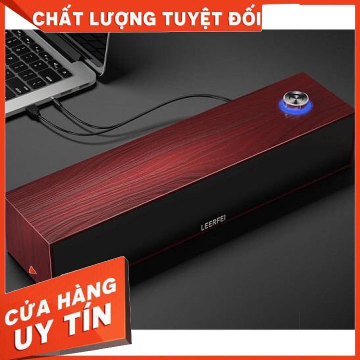 Loa gỗ, loa để bàn LeerFei YST 3513 Công Suất Lớn Dùng Cho Máy Vi Tính PC, Laptop, Tivi