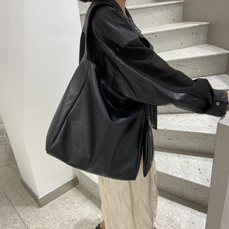 IELGY Túi Đeo Vai Khóa Nam Châm Sức Chứa Lớn Phong Cách Hàn Quốc Cho Nữ