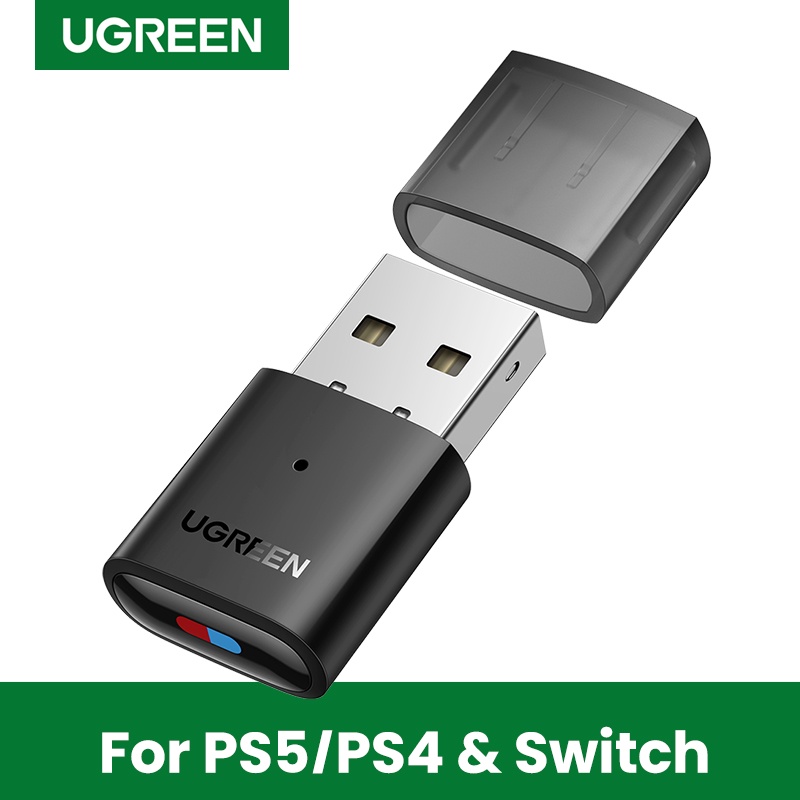 USB Bluetooth 5.0 cho PC Laptop Ugreen 80889 (Hỗ trợ Nintendo Swtich/ PS4)  Hàng Chính Hãng