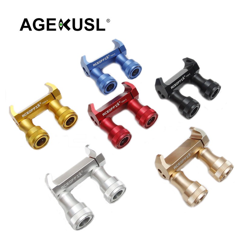 Aceoffix Bike nhả nhanh Bàn đạp giữ Bộ chuyển đổi giá đỡ cho Brompton 3Sixty Bike Fnhon Xe đạp gấp Giá đỡ yên cho MKS Bàn đạp xe đạp Aceoffix