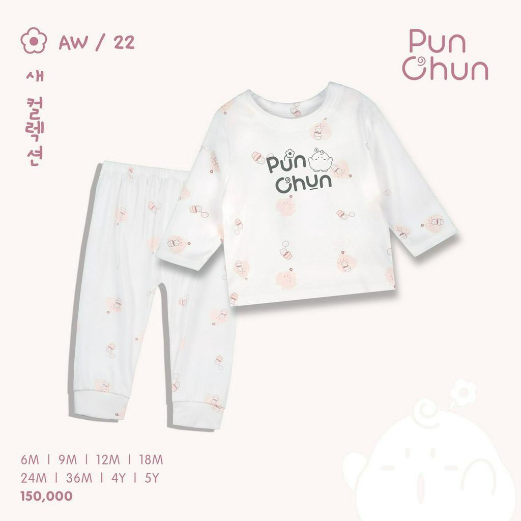 Bộ Quần Áo Dài Tay Cổ Tròn PUNCHUN AW22D5