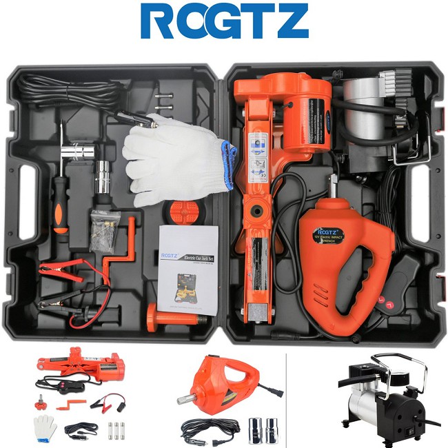 Bộ kích gầm ô tô 12V - Máy bắn ốc - Bơm lốp ô tô - ROGTZ