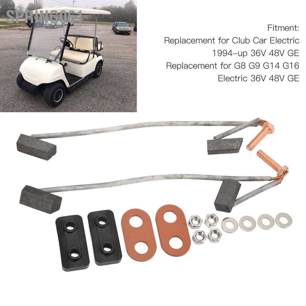 [Hàng Sẵn] Bộ bàn chải điện ô tô câu lạc bộ 51101010251 G8 G9 G14 G14 chạy điện 36V 48V GE thay thế【Spring061】