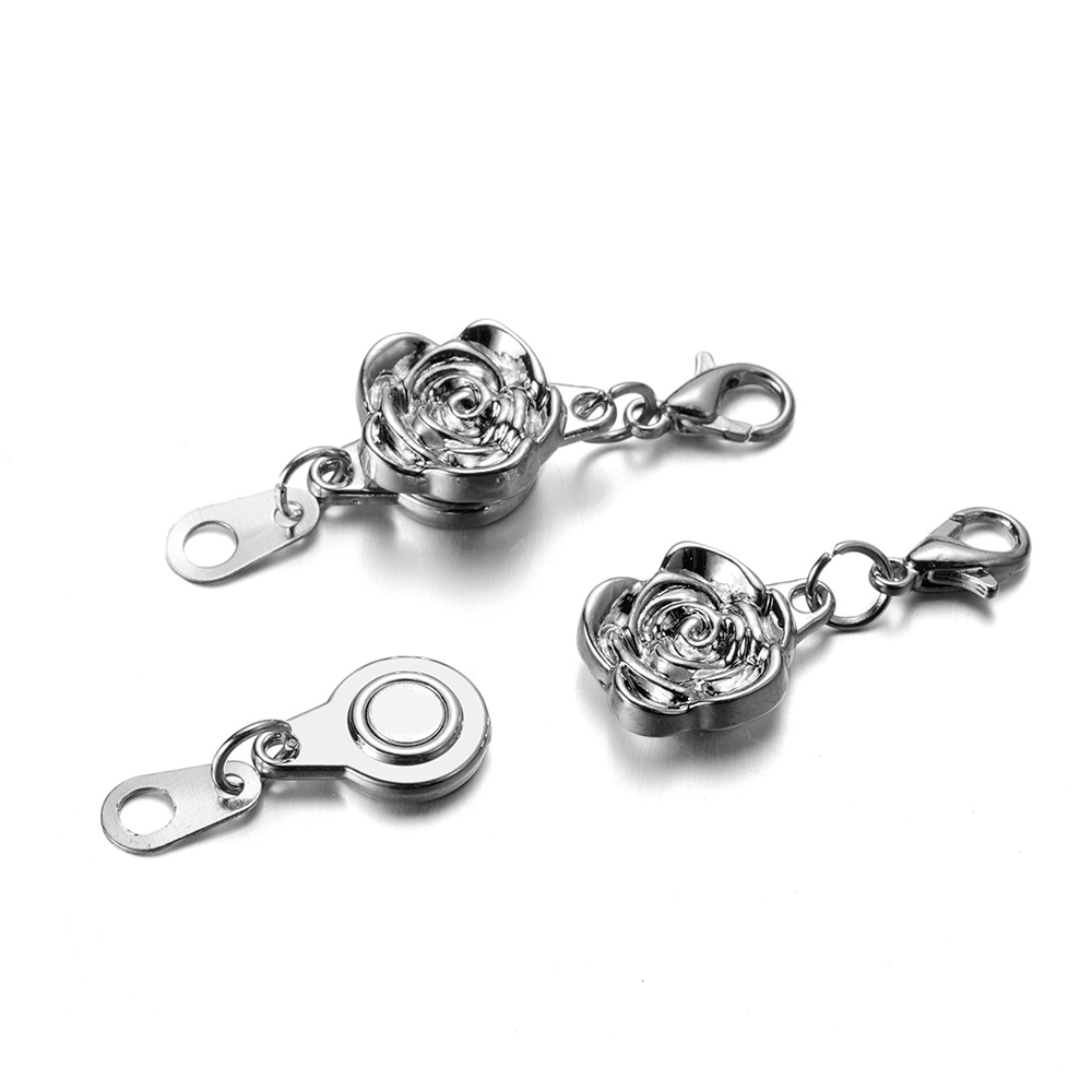 St.kunkka 5 đôi / túi Khóa kết nối từ tính cho dây chuyền Chất liệu hợp kim 5 màu để làm đồ trang sức DIY