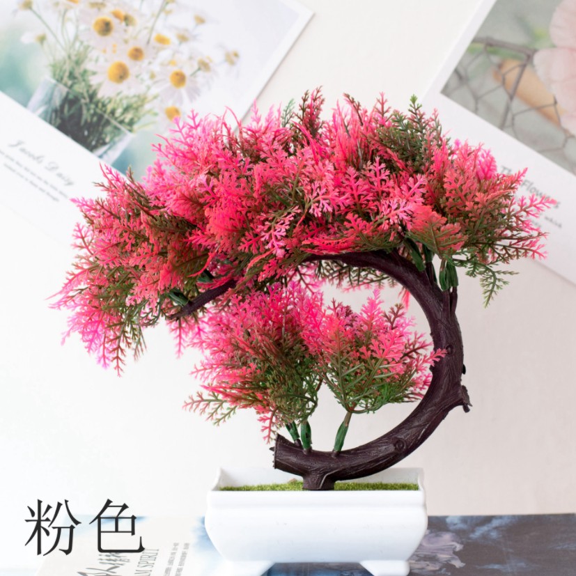 CÂY GIẢ BONSAI (kèm chậu) FREESHIP Cây để bàn - Siêu Đẹp