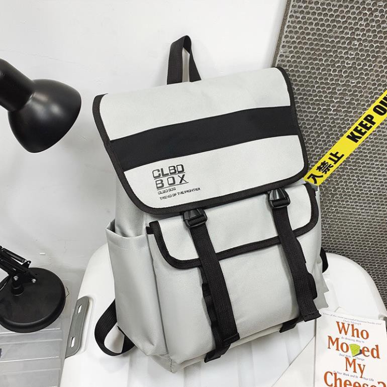 Balo thời trang unisex phong cách Hàn Quốc, đựng lap 15.6 inch, tặng kèm 3 stickers