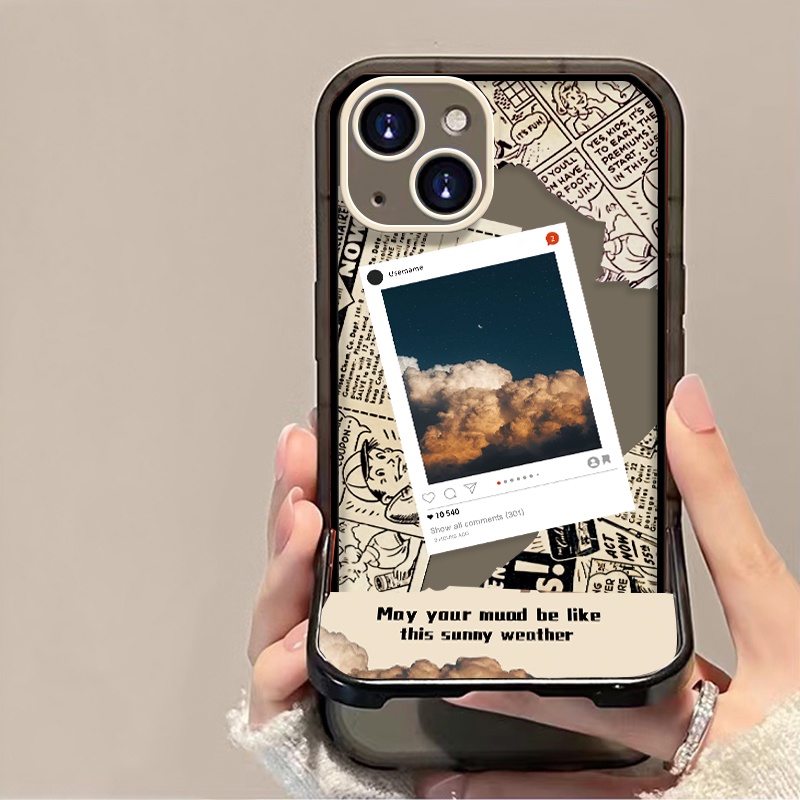 Ốp Điện Thoại Silicon Mềm Trong Suốt Chống Sốc Có Giá Đỡ Cho IPhone 13 12 11 Pro MAX SE 2020 6 6S 7 8 Plus X XS XR MAX