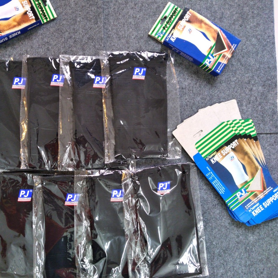 Bó gối PJ ngắn chính hãng Màu Đen