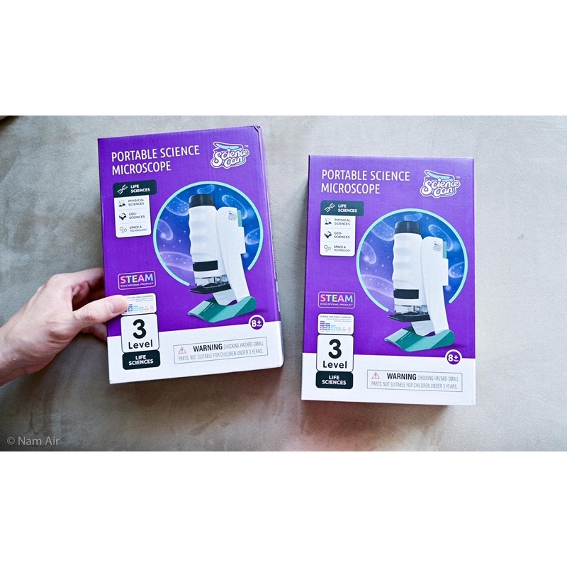 Đồ chơi khoa học Kính Hiển Vi Cầm Tay Cho Bé Topbright Kính hiển vi mini Steam