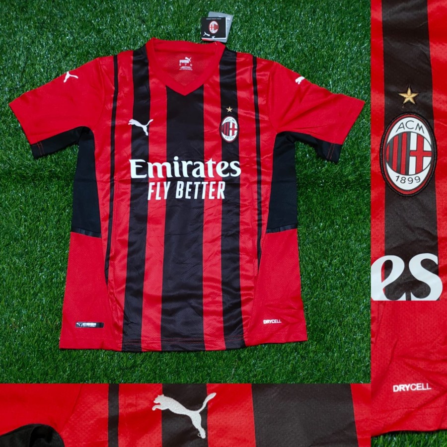 Áo thun thể thao AC MILAN HOME Ball 2021/2022