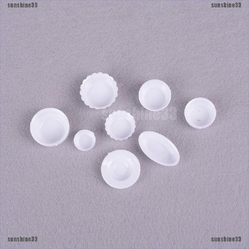 【COD•suns】33pcs Mini Dollhouse Miniature Kitchen utensils dish plate tableware