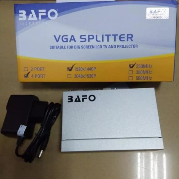 Bộ Chia Cổng Vga Bafo 1-4 250 Mhz