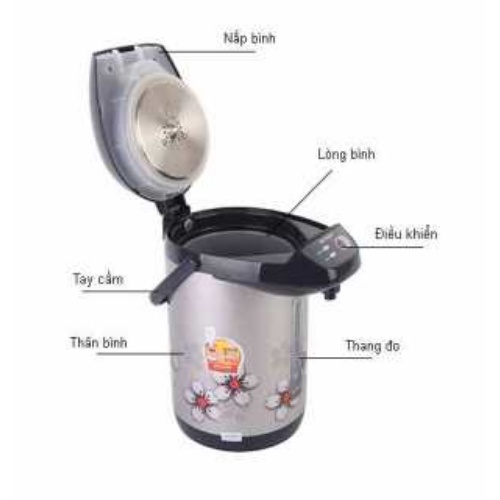 Bình thủy điện Sharp KP-Y33BTV-SS(3.3L)-Hàng Chính Hãng