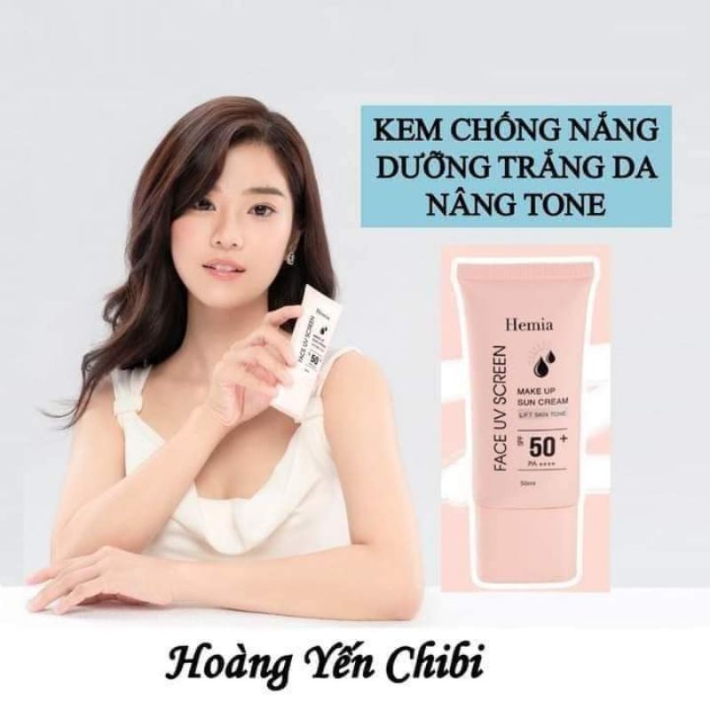 [Chính Hãng]Kem Dưỡng Da Chống Nắng Hemia 50ml