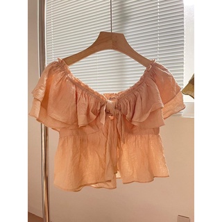 Áo croptop trễ vai