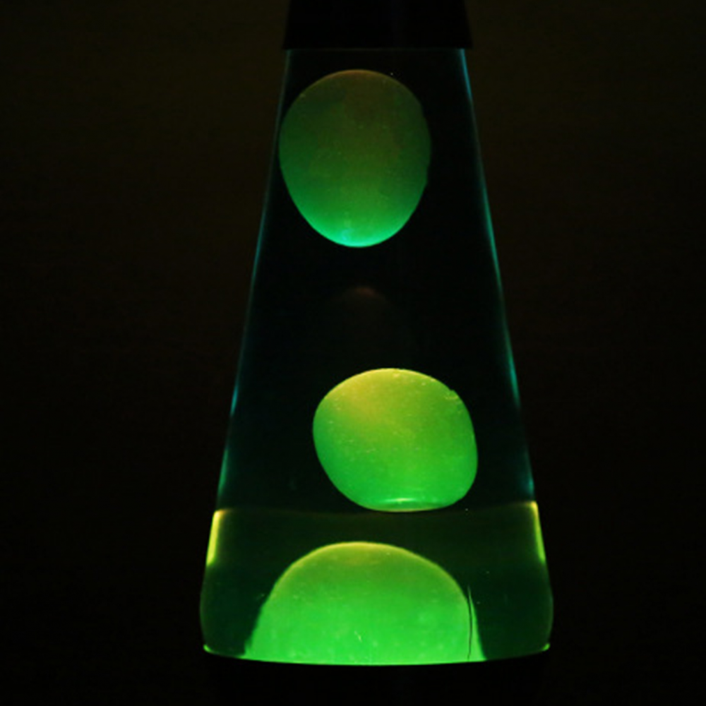 Đèn ngủ dung nham đế màu bạc bền bỉ sáng tạo trang trí nhà cửa