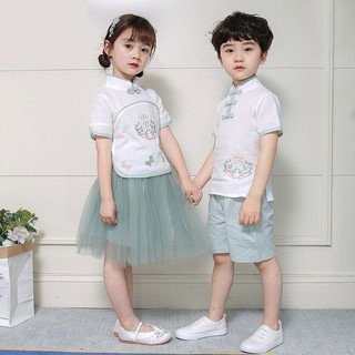 Bộ Hán Phục Phong Cách Trung Hoa Xinh Xắn Cho Bé