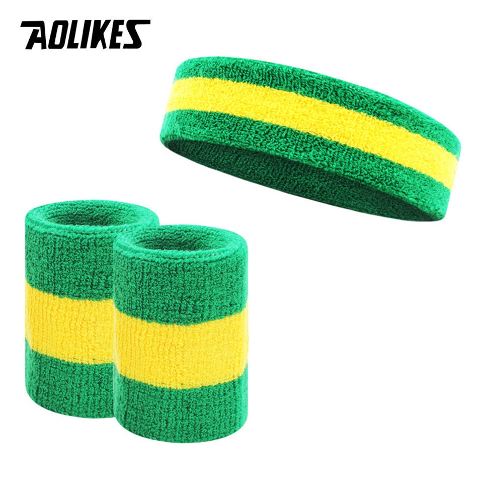 AOLIKES  Băng Đô Thể Thao Thấm Hút Mồ Hôi Cho Nam Và Nữ