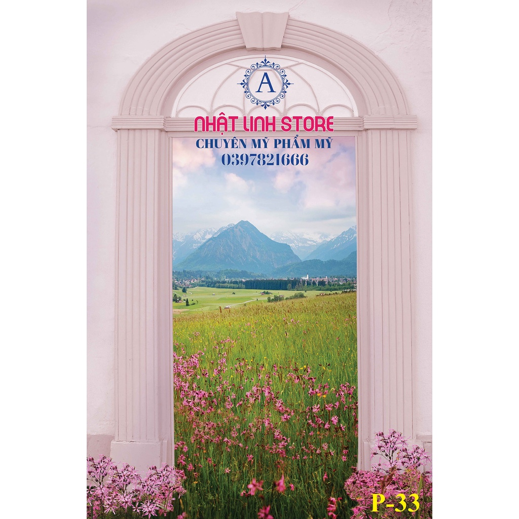 Phông Nền Livestream Chụp Ảnh 3D 5D Cổng Vòm Hiện Đại Các Mẫu Mới Nhất