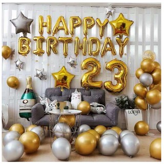 SET TRANG TRÍ SINH NHẬT SP-0020 (Tặng kèm băng dính + bơm tay)