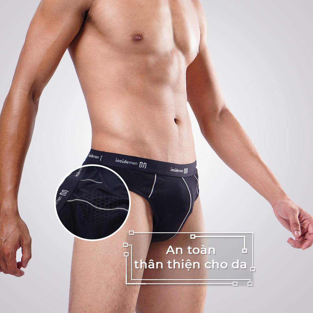 Quần Lót Nam 𝐈𝐍𝐒𝐈𝐃𝐄𝐌𝐄𝐍 Dáng Brief Cao Cấp Thoáng Mát, An Toàn Cho Vùng Da Nhạy Cảm - IBF010