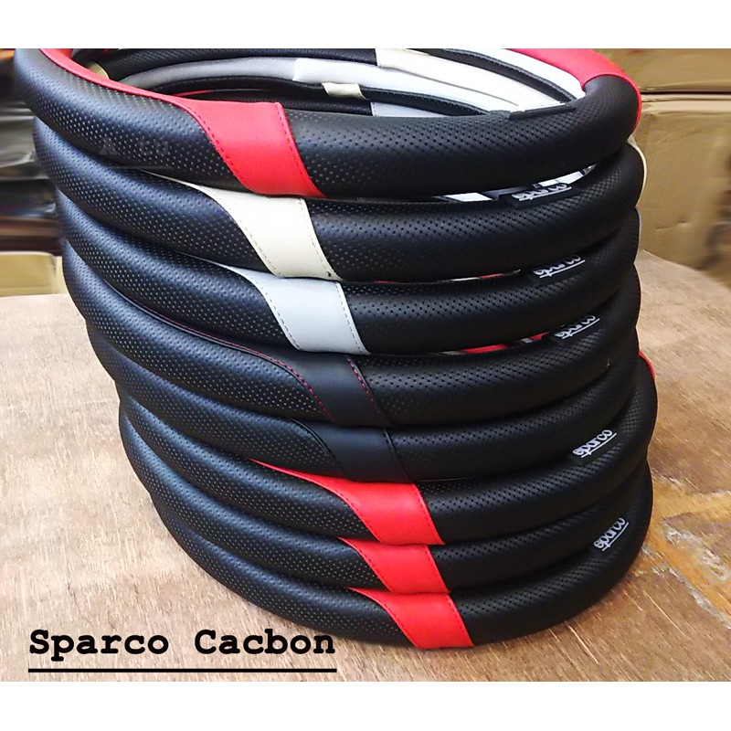 Bọc vô lăng oto SPARCO CACBON size 38 đủ các màu thời trang