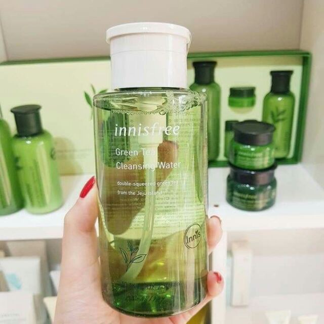 [𝗕𝗜𝗚𝗦𝗔𝗟𝗘] NƯỚC TẨY TRANG INNISFREE TRÀ XANH 300ml- Hàn quốc