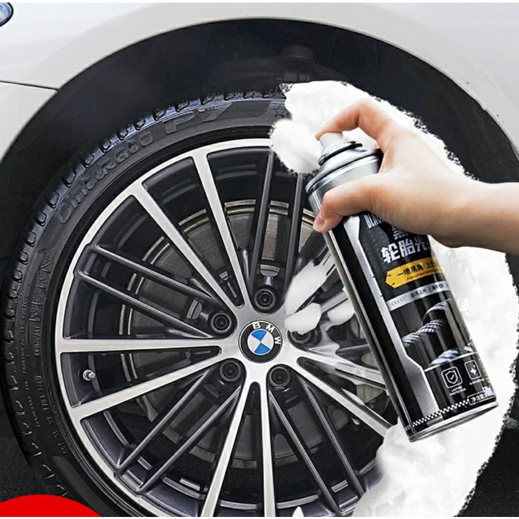 Chai xịt bóng lốp, dưỡng đen lốp ô tô, làm mới lốp xe Fantatlic 580ml