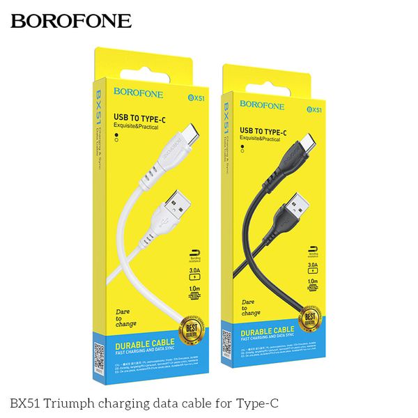 Cáp Sạc Nhanh Borofones BX5/Micro/Type-C