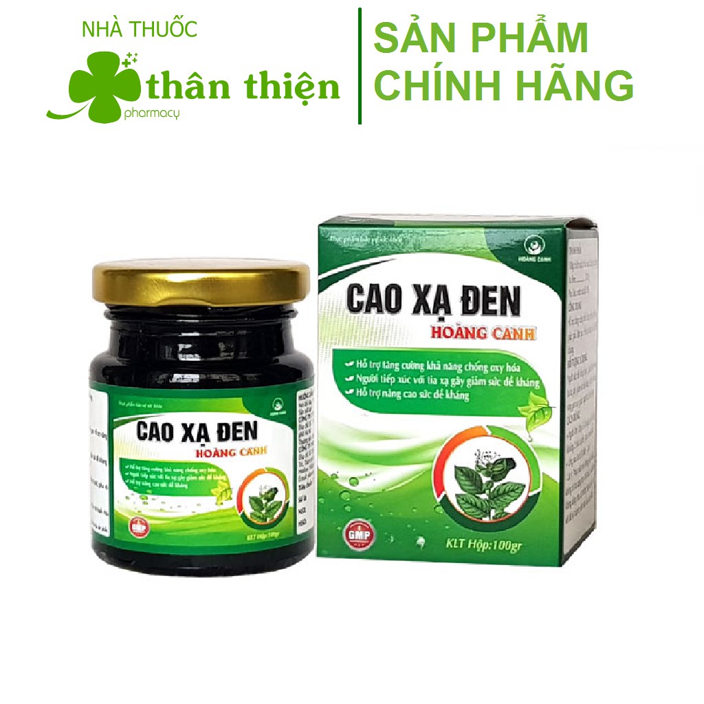 Cao xạ đen Hoàng Canh - Hỗ trợ tăng cường khả năng chống oxy hoá, giúp giải độc gan (100g)