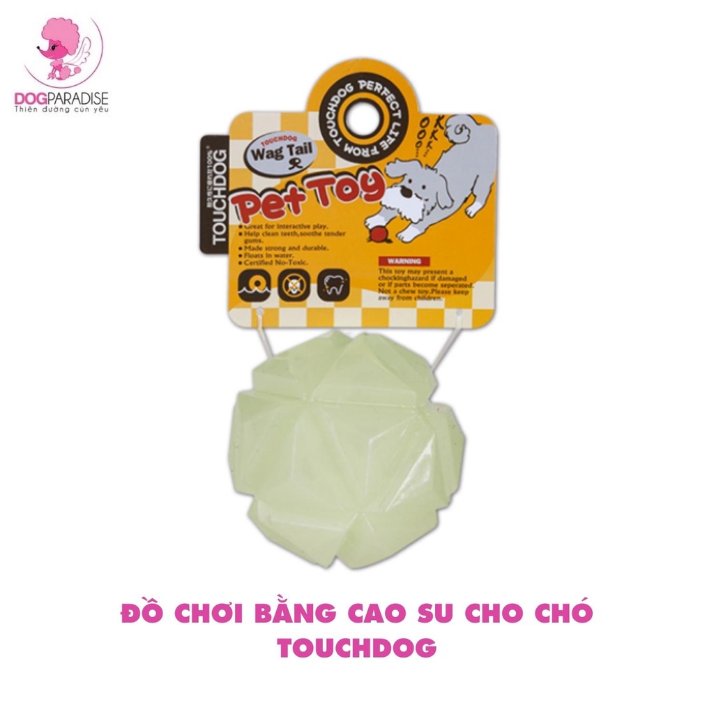 Đồ chơi chất liệu cao su cho chó Touchdog hình dáng vui nhộn thú cưng vui đùa giải tỏa căng thẳng 3 mẫu - Dog Paradise