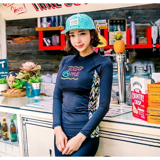 (Có sẵn) Đồ bơi Bikini dài tay quần dài phối sườn phong cách Hàn quốc | BigBuy360 - bigbuy360.vn