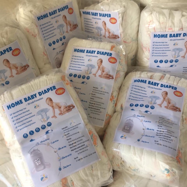 50c Bỉm quần Home Baby Diaper size M L XL XXL XXXL