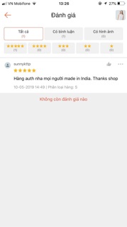 Áo sơ mi ba lỗ Authentic