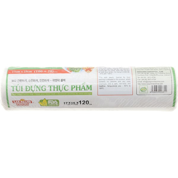 Túi Đựng Thực Phẩm Đồ Ăn Rau Củ Tự Hủy Sinh Học